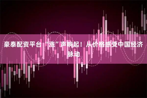 豪泰配资平台 “涨”声响起！从价格感受中国经济脉动