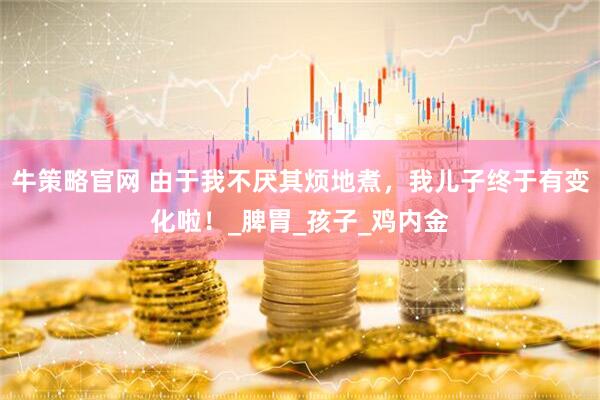 牛策略官网 由于我不厌其烦地煮，我儿子终于有变化啦！_脾胃_孩子_鸡内金